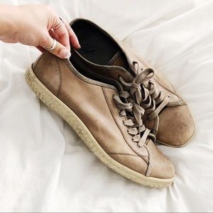 Men’s Hattan Leather Lace-up Sneakers